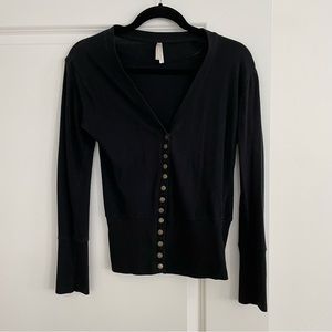 Brass snap down Cardigan